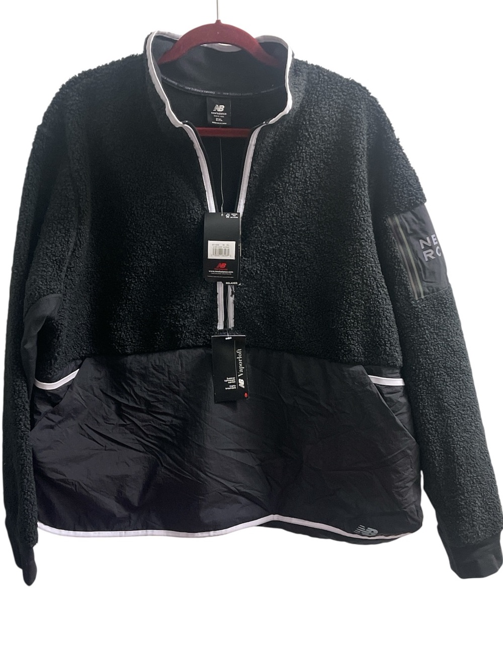 New Balance Q Speed Sherpa Anorak - Women’s 2XL - Black - NWT